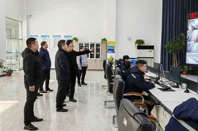 參觀鶴壁市淇縣恒源礦業建材項目