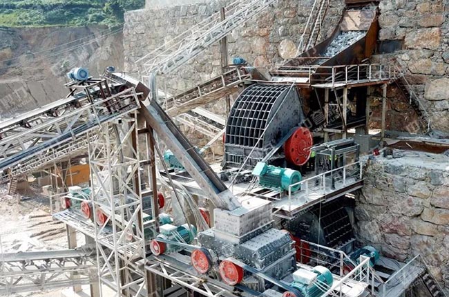 貴州省雙轉子制砂機使用現場