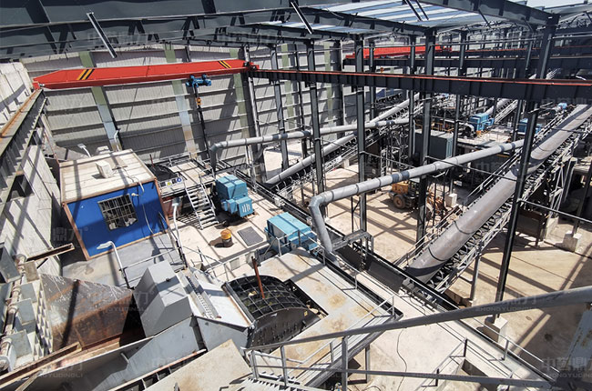 湖北松滋年產(chǎn)300萬(wàn)噸砂石骨料生產(chǎn)線