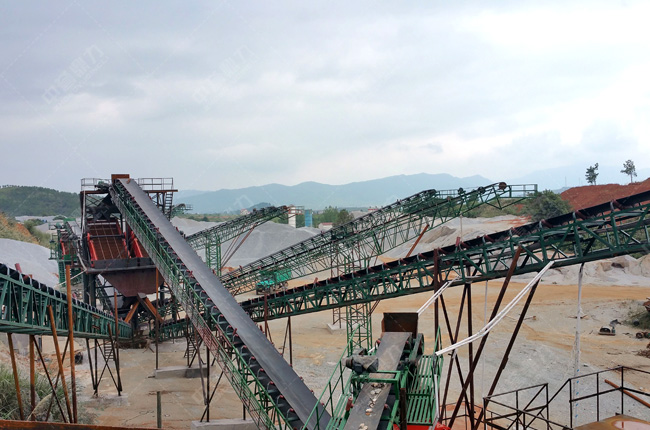 江西萍鄉日產8000噸石料生產線