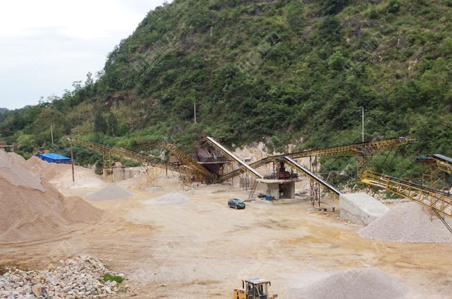 貴州平塘縣日產3000方碎石生產線