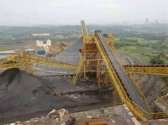 新鄉鼎力客戶石灰石生產線現場圖片