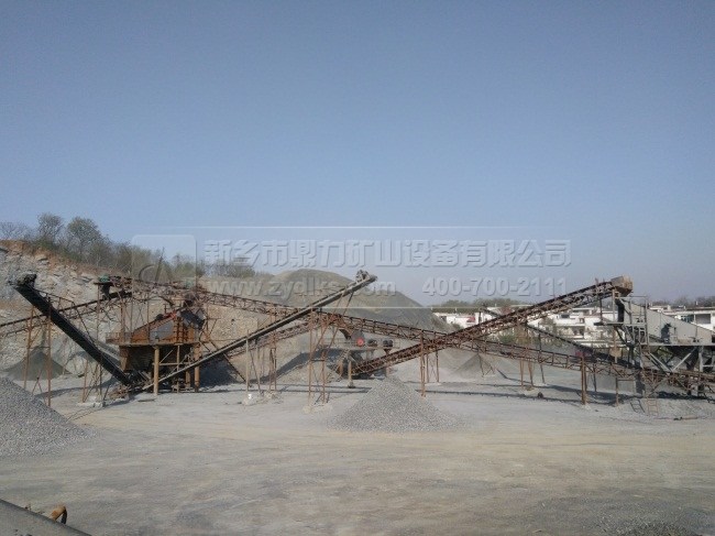 新鄉(xiāng)鼎力湖北大冶市時(shí)產(chǎn)200-300噸石灰石生產(chǎn)線