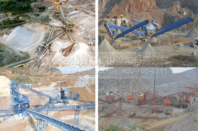 各地石料生產線