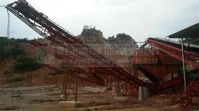 人工制沙生產線