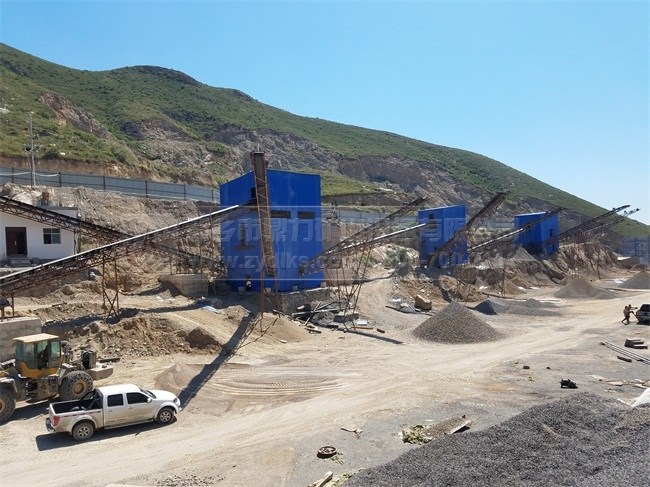 石灰石砂石生產線