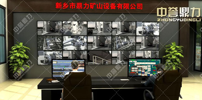 衛輝市資源有限公司時產3000噸骨料生產線DCS中控系統