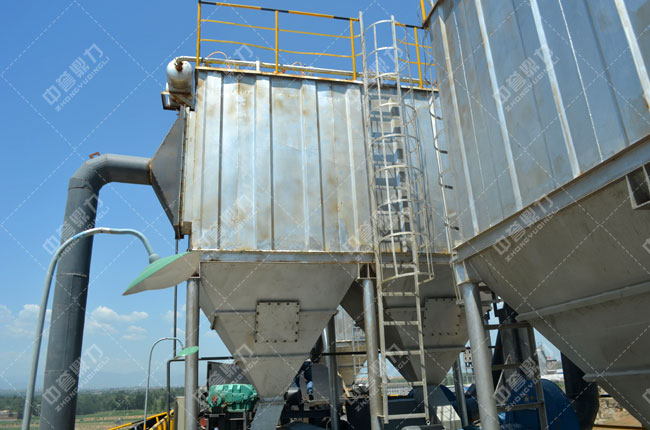 河北邢臺(tái)臨城中聯(lián)水泥石料生產(chǎn)線(xiàn)除塵