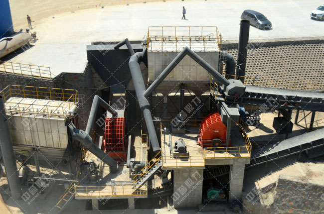 河北邢臺(tái)臨城中聯(lián)水泥石料生產(chǎn)線(xiàn)