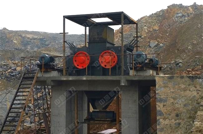 生產線上的制砂機