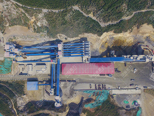 河南安陽中聯時產2500噸砂石生產線