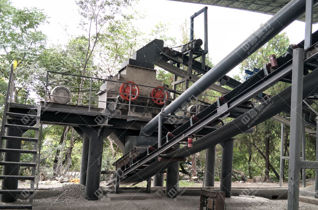 湖南常德日產一千噸機制砂生產線