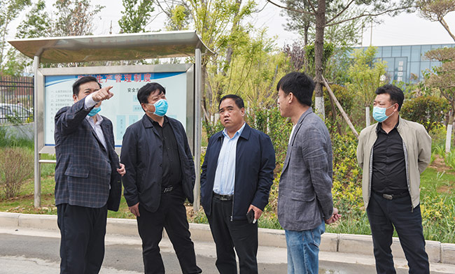 平頂山市石龍區考察團蒞臨中譽鼎力調研