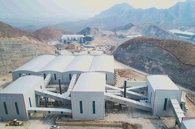 河北保定易縣盛奇達建材時產800噸砂石骨料生產線