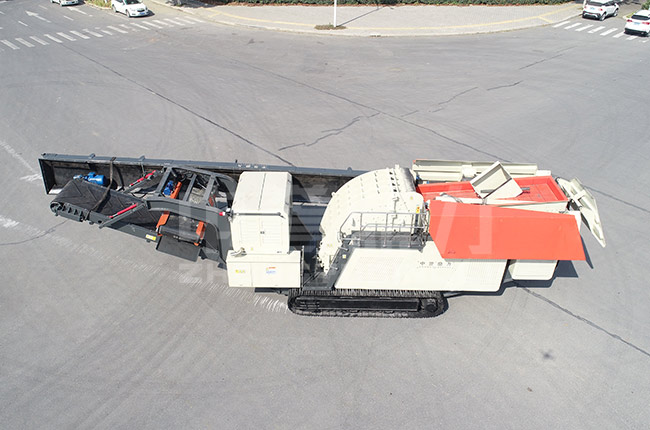 時產(chǎn)800-1000噸左右鵝卵石移動式破碎站配置及報價 時產(chǎn)800-1000噸左右鵝卵石移動式破碎站配置及報價